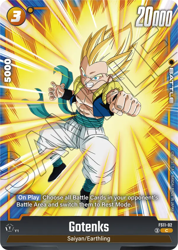 Gotenks FS11-02 Dragon Ball Fusion World card