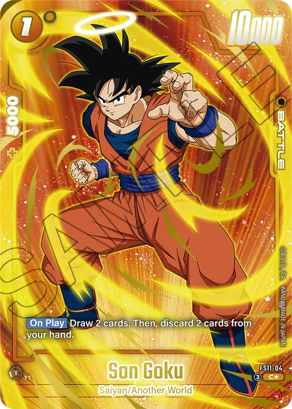 Son Goku FS11-04 Dragon Ball Fusion World card, Variant 1
