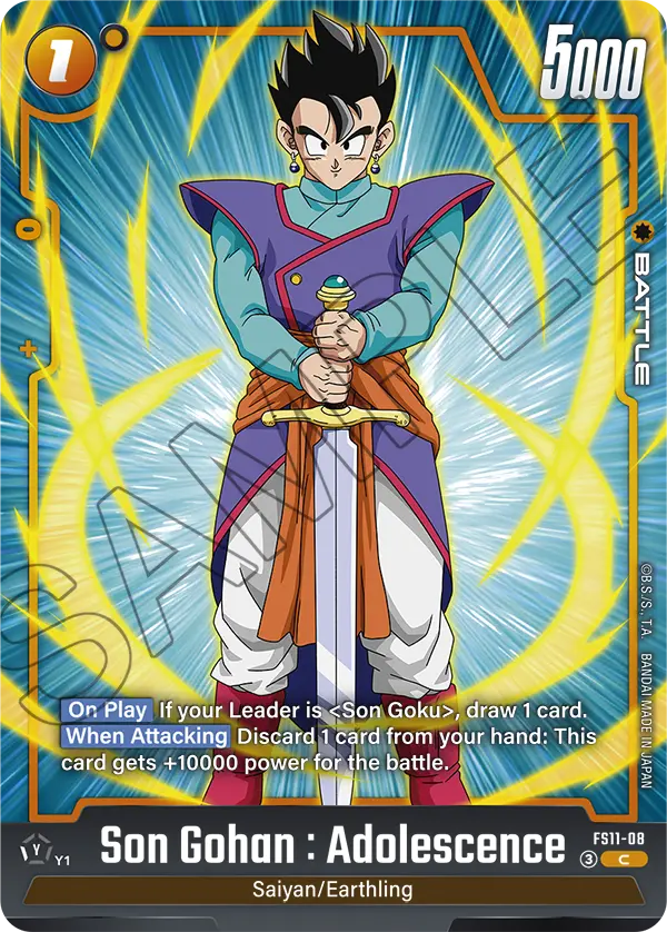 Son Gohan : Adolescence FS11-08 card
