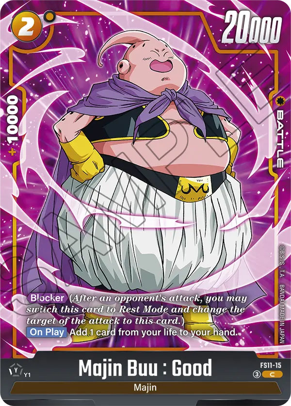 Majin Buu : Good FS11-15 card