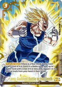 Long-Awaited Battle to the Death FS11-18 Dragon Ball Fusion World card, Gold Stamped