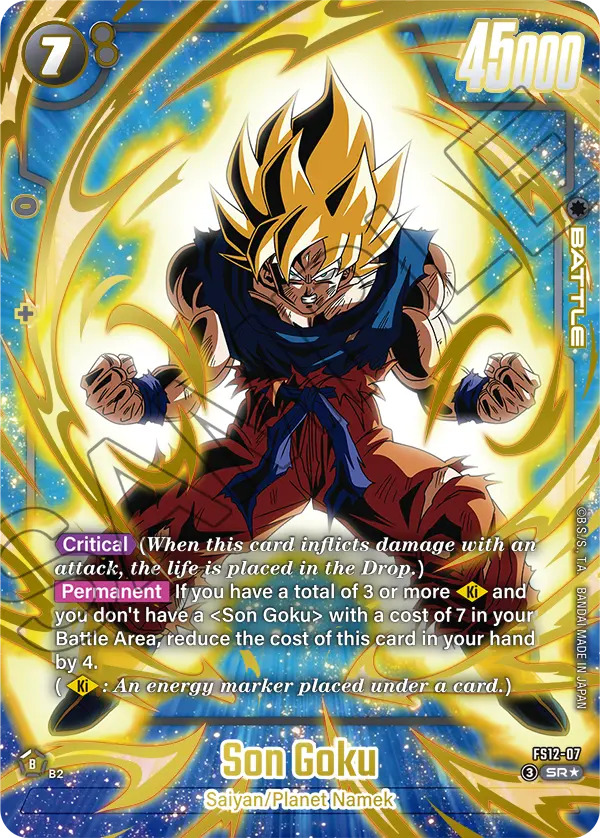 Son Goku FS12-07-p1 card