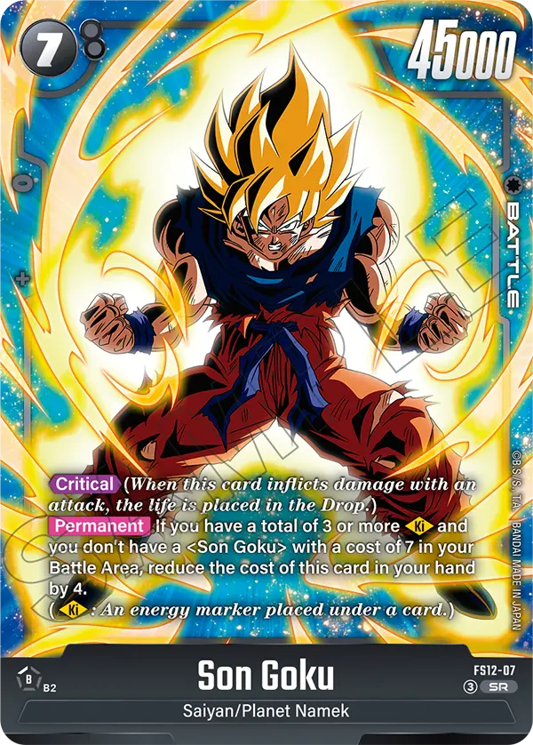 Son Goku FS12-07 card