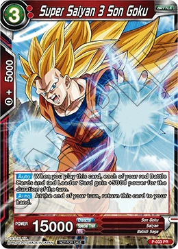 Super Saiyan 3 Son Goku P-003 card