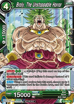 Broly, The Unstoppable Horror P-006 card