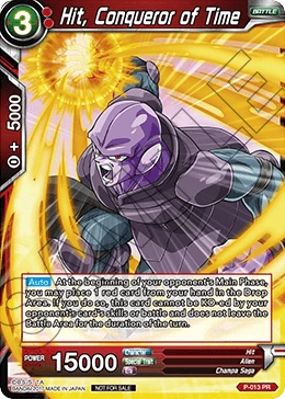 Hit, Conqueror of Time P-013 card