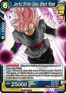 Joyful Strike Goku Black Rose P-015_PR