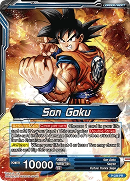 Son Goku P-026 Dragon Ball Masters card