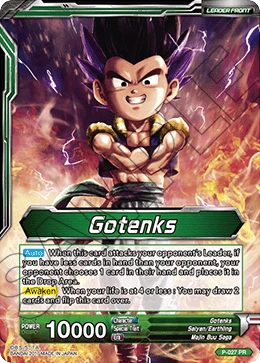 Gotenks P-027 card