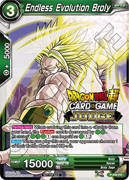 Endless Evolution Broly P-033_PR02 card