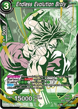 Endless Evolution Broly P-033_PR03 card