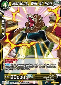 Bardock, Will of Iron P-035 card