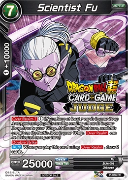 Scientist Fu P-036 Dragon Ball Masters card, Championship