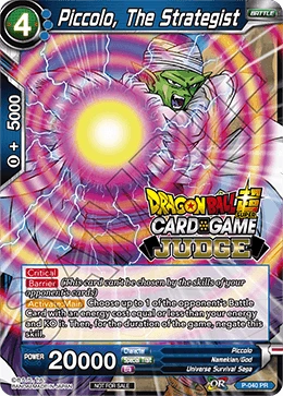 Piccolo, The Strategist P-040_PR card