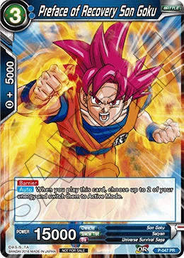 Preface of Recovery Son Goku P-047 card