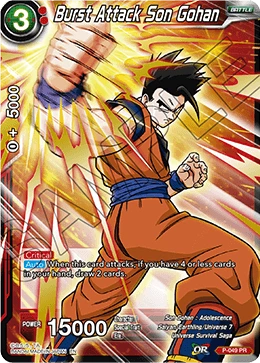 Burst Attack Son Gohan P-049_PR02 card