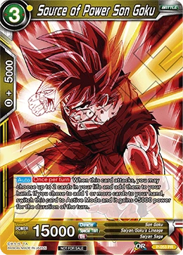 Source of Power Son Goku P-053 card
