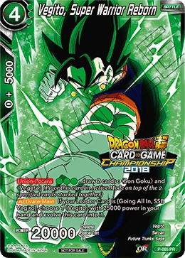 Vegito, Super Warrior Reborn P-065 card