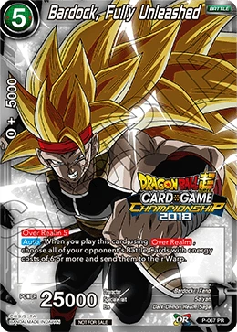 Bardock, Fully Unleashed P-067 card