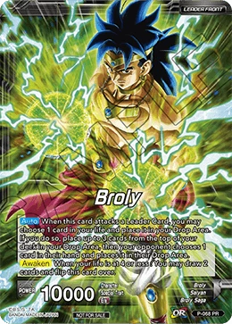 Broly P-068 card