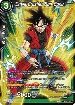 Crisis Crusher Son Goku P-074_PR