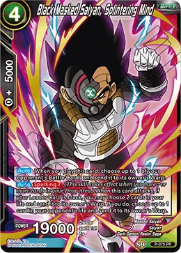 Black Masked Saiyan, Splintering Mind P-075 card