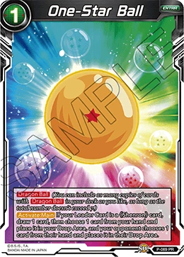 One-Star Ball P-089 card