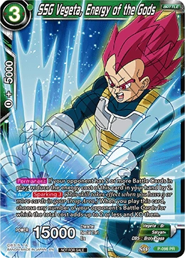 SSG Vegeta, Energy of the Gods P-098 card