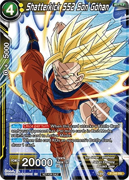 Shatterkick SS2 Son Gohan P-099 card