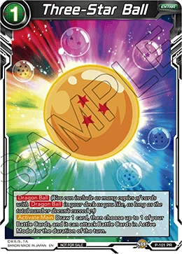 Three-Star Ball P-101 Dragon Ball Masters card