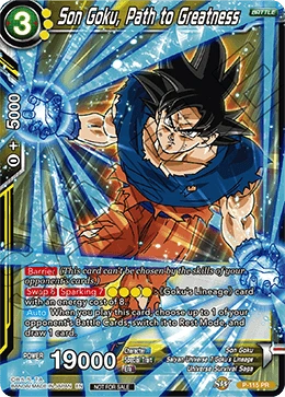Son Goku, Path to Greatness P-115 card