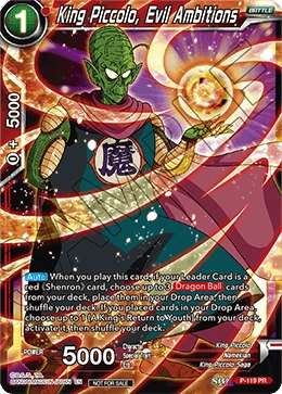 King Piccolo, Evil Ambitions P-119 card