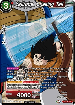 Yajirobe, Chasing Tail P-126 Dragon Ball Masters card