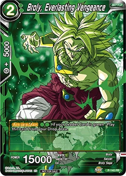 Broly, Everlasting Vengeance P-140 card