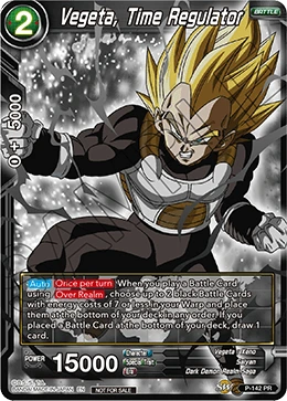Vegeta, Time Regulator P-142 Dragon Ball Masters card