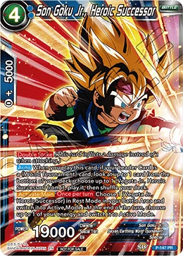 Son Goku Jr., Heroic Successor P-147 card