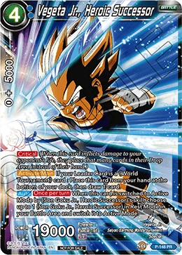 Vegeta Jr., Heroic Successor P-148 card