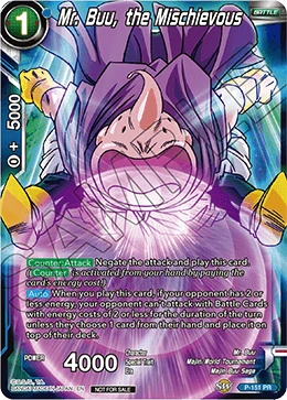 Mr. Buu, the Mischievous P-151 card