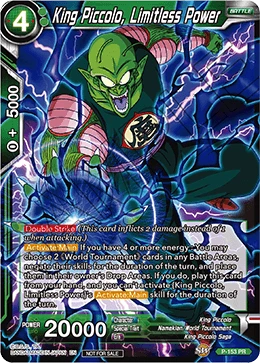 King Piccolo, Limitless Power P-153 card