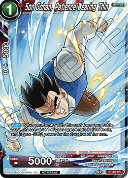 Son Gohan, Patience Wearing Thin P-165 card