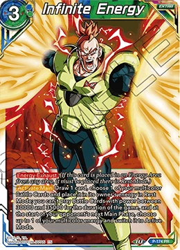 Infinite Energy P-174 Dragon Ball Masters card