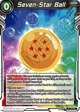 Seven-Star Ball P-176 Dragon Ball Masters card