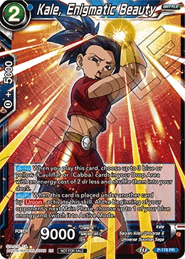 Kale, Enigmatic Beauty P-178 Dragon Ball Masters card