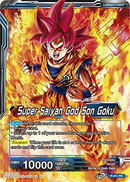 Super Saiyan God Son Goku P-211_PR card