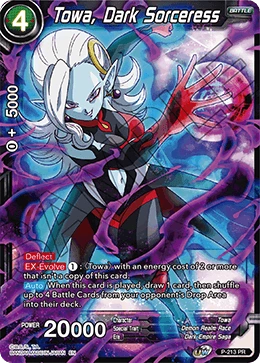 Towa, Dark Sorceress P-213 card