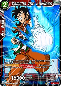 Yamcha the Lawless P-215 card