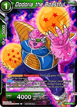 Dodoria the Boastful P-224 card