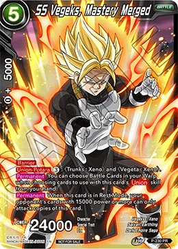 SS Vegeks, Mastery Merged P-230 card