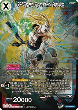 SS3 Gogeta, Super Warrior Evolution P-234 card