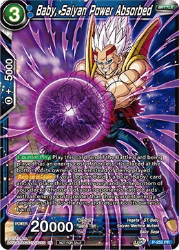 Baby, Saiyan Power Absorbed P-252 card